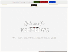 Tablet Screenshot of kennedysbar.ie